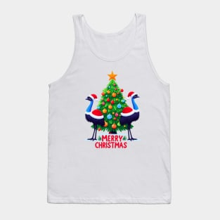 christmas australian emu Tank Top